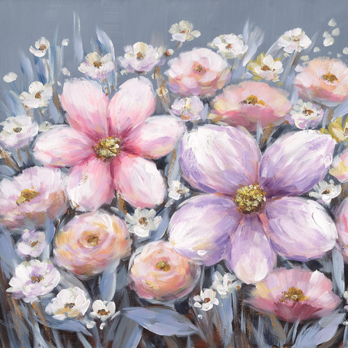 油絵　花の絵 花の絵 絵画（油絵）美術品 絵画 ww 通販 13539787｜Creema