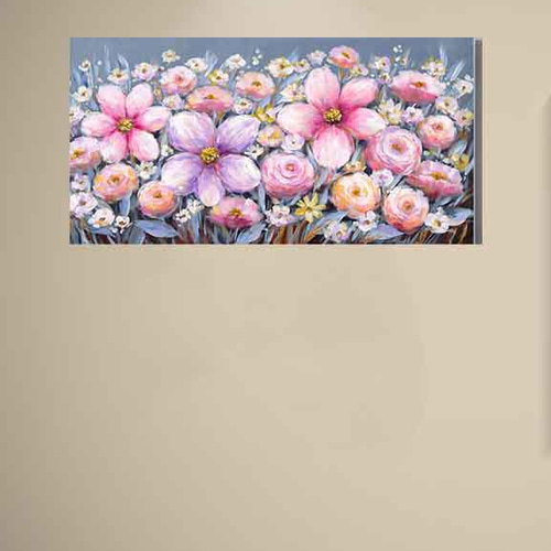 油絵　花の絵 花の絵 絵画（油絵）美術品 絵画 ww 通販 13539787｜Creema