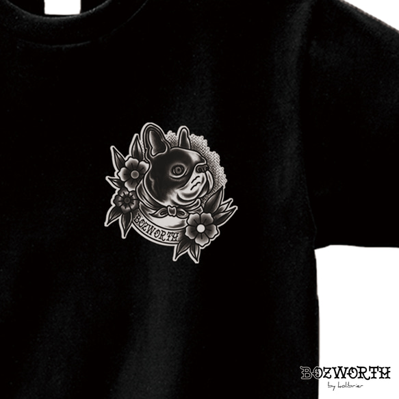 Traditional paid t-shirts S M L XL black white 2枚目の画像