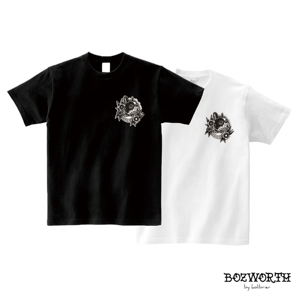 Traditional paid t-shirts S M L XL black white 1枚目の画像