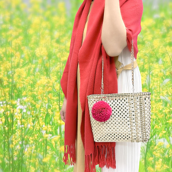 編織托特包 編織包～亮麗風格，散發優雅的氣質，高雅又亮眼 第6張的照片