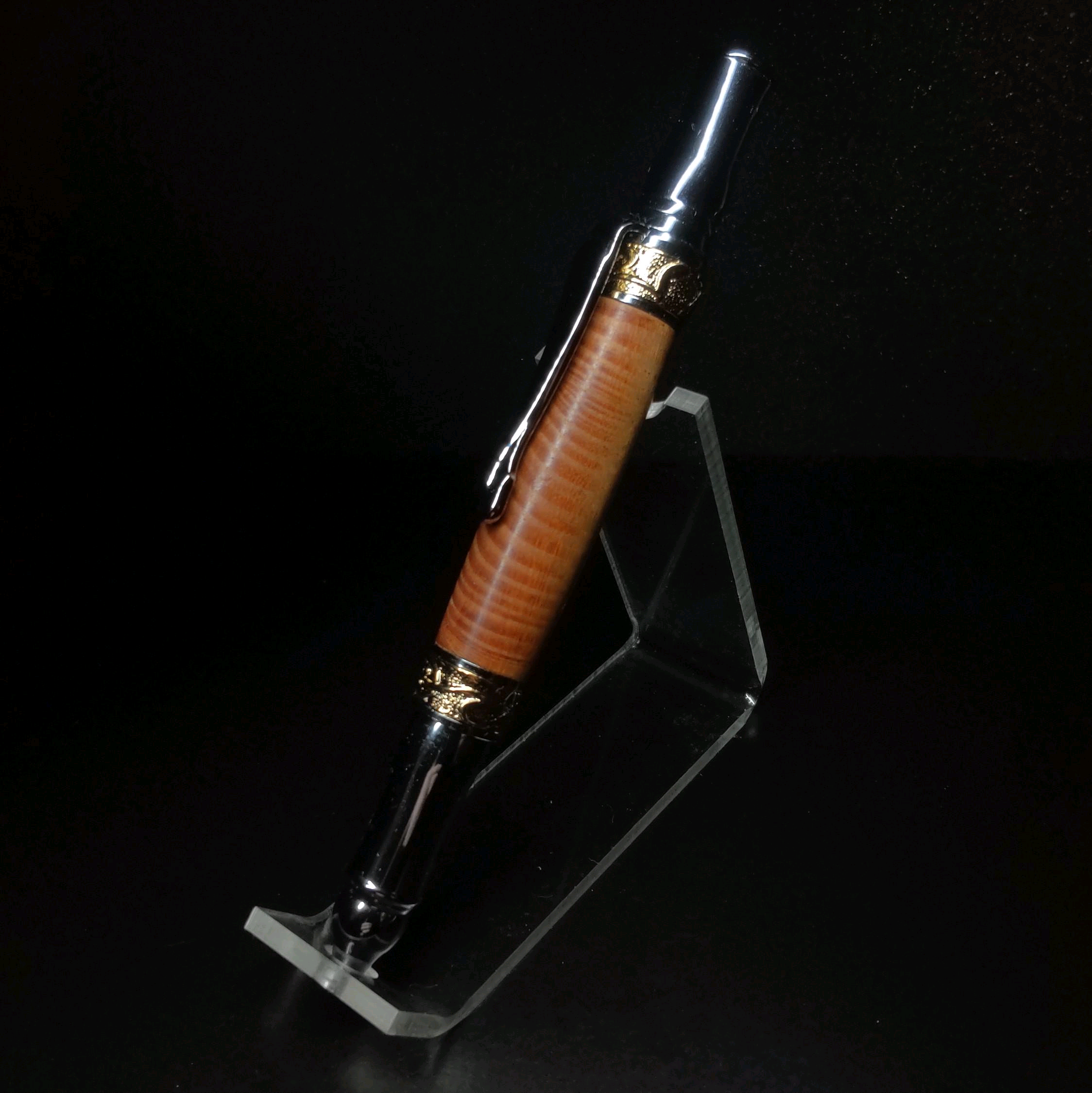 木製ボールペン 肥松　チタン製 楽天市場】ワンチャー「明治チタン」ボールペン ツイスト式