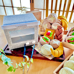 パン屋さんになりたい‼︎人気No.1色⭐︎フェルトおままごと☆グレー