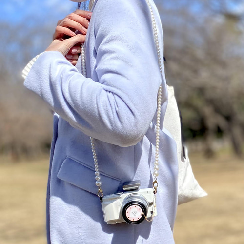 1つで3役！カメラのレンズキャップ紛失防止♡アクセサリーのよう