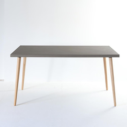 新品未使用モールテックス 大天板ダイニングテーブル ダークグレー モールテックス ダイニングテーブル 『ダークグレー150サイズ』 角度