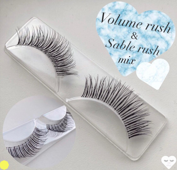 つけま ハンドメイド マツエク風 つけまつげ まつげエクステ