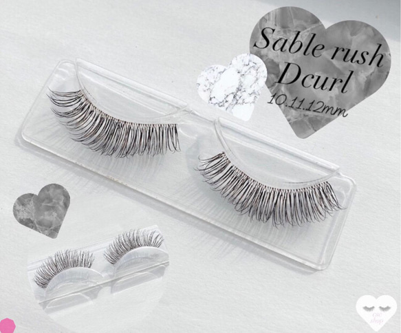 マツエク風^ ^♡つけまつげ♡ハンドメイド