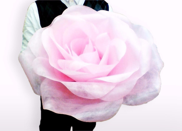 ジャイアントフラワー ローズL モカ　Giant Flower 花径約45cm　結婚式　アニバーサリー 5枚目の画像