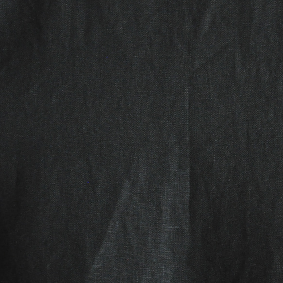 "新作"  ジャンパースカート　（リネン、黒、Vネック） 5枚目の画像
