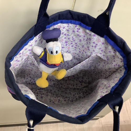 刺し子デザイントートバッグ トートバッグ みきちゃん 通販