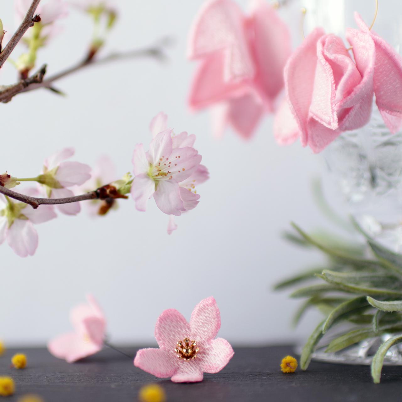 《特集掲載》「春の福袋」桜のピアス2点セット