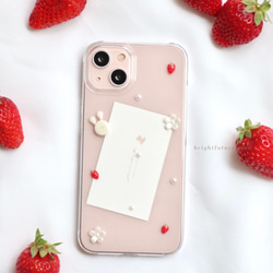 new！2022♡spring♡いちごうさぎiPhone ケース♡ iPhoneケース
