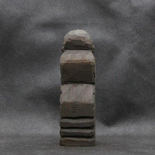 仏像 円空仏 木彫 善財童子（16cm 着色 jk2418） 彫刻 円空工房