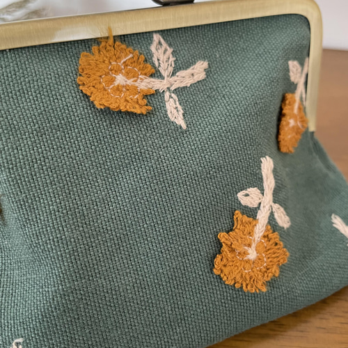 親子がま口財布 ミナペルホネン skip green がま口 makopan 通販