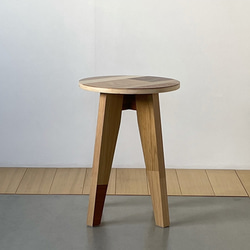 送料無料 パッチワーク プライウッド スツール 01   PATCHWORK PLYWOOD STOOL 01 8枚目の画像