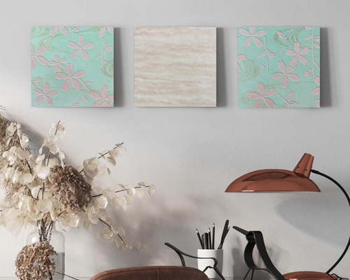 アートパネル 3枚セット　桜　IKEA IKEA - アートパネル 3枚セット 桜 IKEAの通販 by m'sshop