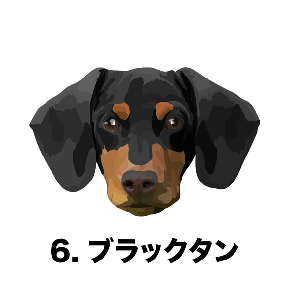 【 ダックスフンド 毛色7色左下デザイン】スマホケース　クリアソフトケース　犬　iPhone & Android 7枚目の画像