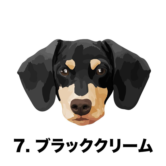 【 ダックスフンド 毛色7色左下デザイン】スマホケース　クリアソフトケース　犬　iPhone & Android 8枚目の画像