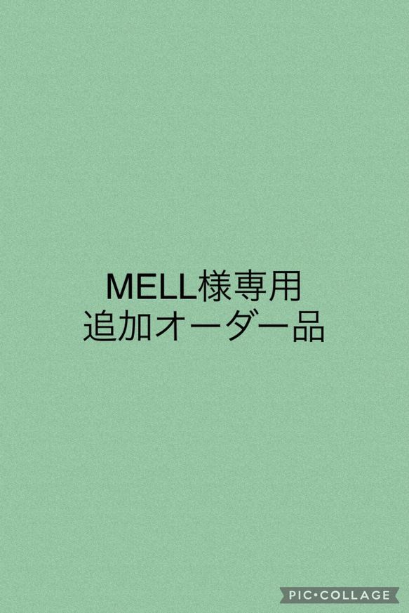 MELL様専用追加オーダー品 1枚目の画像