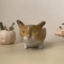 猫豆鉢　キジトラ 10枚目の画像