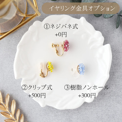 Mimosa ミモザ ミニ ビーズ イヤリング・ピアス 11枚目の画像