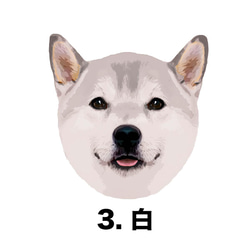【 柴犬 毛色3色左下デザイン】スマホケース　クリアソフトケース　うちの子　犬　 iPhone&Android 4枚目の画像