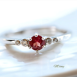 最安値 天然石「 ルビー！Ruby！ルビー！」silver925 フリーサイズ アクセサリー