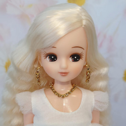 N200 リカちゃん ネックレス ピアス 5点セット ハンドメイド さくらんぼ N200 リカちゃん ネックレス ピアス 5点セット ハンドメイド さくらんぼ
