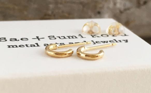 k18 フープピアス【オーダーメイド】