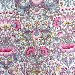 ロールペンケース リバティ ロデン(紫＆ピンク) 布小物 布雑貨 ロール ペンケース ウィリアム・モリス 6枚目の画像