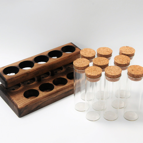 スパイスラック エボニー】試験管9本つきです 保存容器・キャニスター