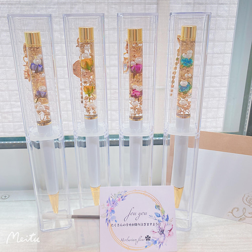 ❁⃘ ハーバリウムボールペン♡♡極小薔薇 ❁⃘ ハーバリウムボールペン♡♡極小薔薇