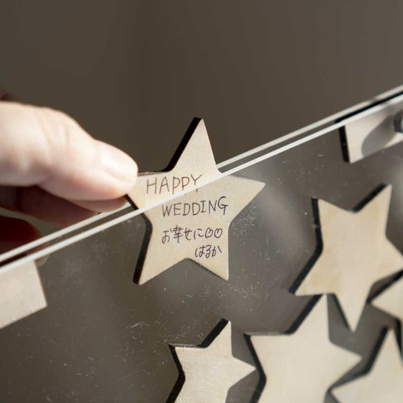 【ゲスト参加型】オリジナルメッセージが入れられるウェディングドロップス 結婚証明書／mcs13 6枚目の画像