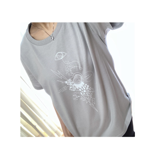coNflitto T-shirts (Light Grey) 8枚目の画像