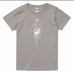 coNflitto T-shirts (Light Grey) 1枚目の画像