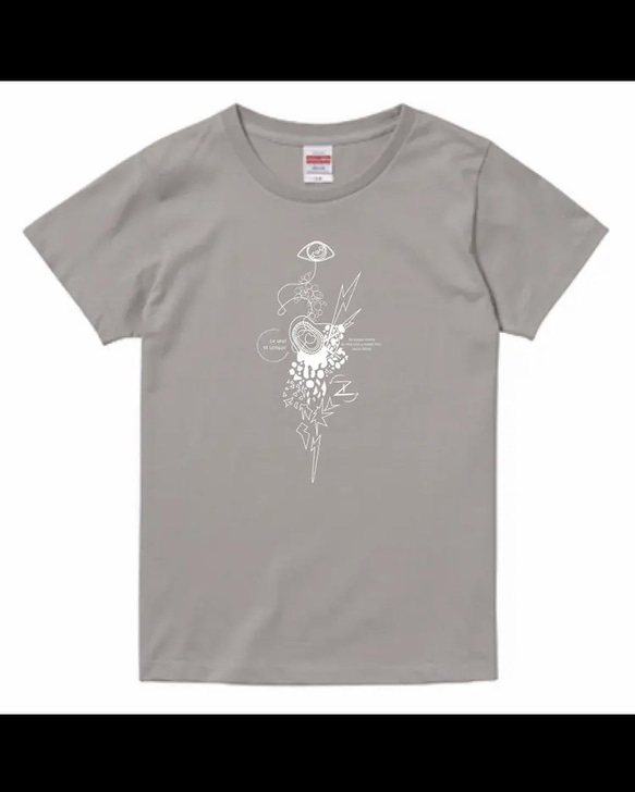 coNflitto T-shirts (Light Grey) 1枚目の画像