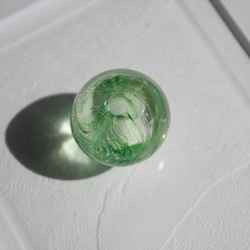 蜻蛉玉　〜墨流／若葉〜　2022-02 6枚目の画像