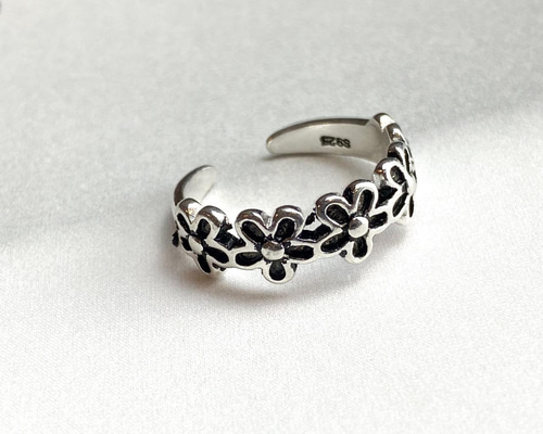 フローラルデザインリング SALE♥silver925 フラワーデザインリング33 指輪・リング Kyanz'y金属