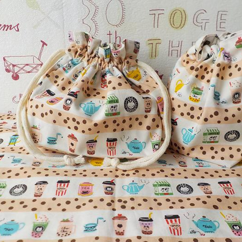 ハンドメイド オーダー ページ レッスンバック ランチョンマット 巾着