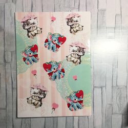 A5サイズ☆コラージュペーパー・デザインペーパー☆30枚入(B)【mc