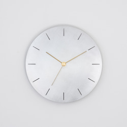 【受注製作】壁掛け時計−タイプ2   しるし入りタイプ　minimal wall clock <DISK-type2> 1枚目の画像