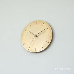 【受注製作】壁掛け時計−タイプ2   しるし入りタイプ　minimal wall clock <DISK-type2> 5枚目の画像