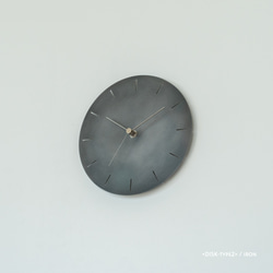 【受注製作】壁掛け時計−タイプ2   しるし入りタイプ　minimal wall clock <DISK-type2> 6枚目の画像
