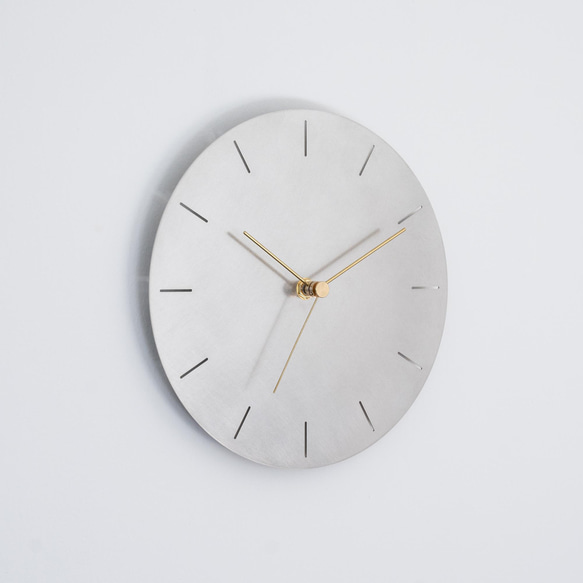 【受注製作】壁掛け時計−タイプ2   しるし入りタイプ　minimal wall clock <DISK-type2> 2枚目の画像