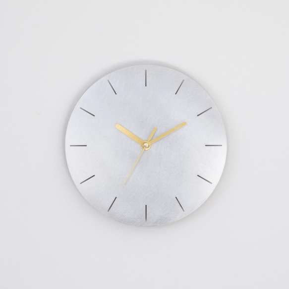 【受注製作】壁掛け時計−タイプ1   数字入りタイプ　minimal wall clock <DISK-type1> / 1枚目の画像