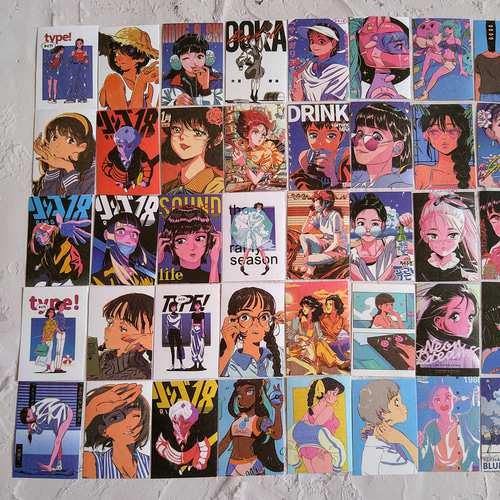 希少　コラージュ用 シールブック イラスト本 まとめ売り 希少 コラージュ用 シールブック イラスト本 まとめ売り