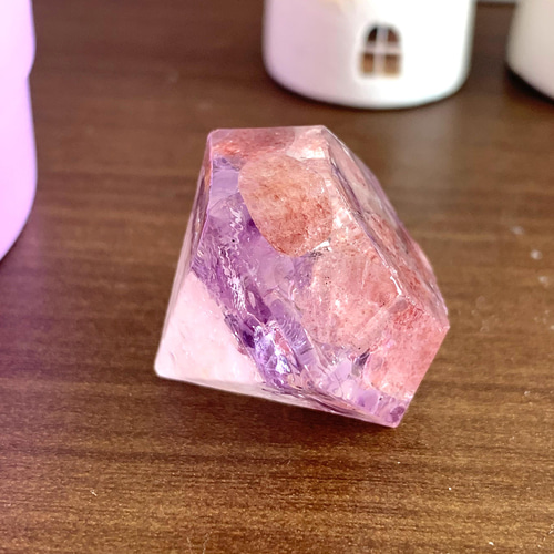 ヒマラヤ岩塩✩.*˚ アメジスト＆ストロベリークォーツ盛り塩 その他