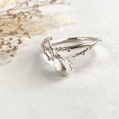 受注制作】スノードロップのリング（silver925） 指輪・リング Cantik