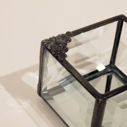 ステンドグラス　ベベルガラスの小物入れ 5枚目の画像
