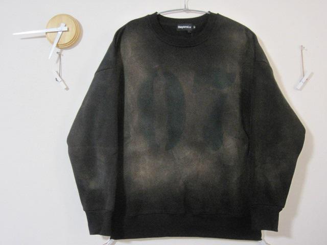 1点物　【極み】廃れトレーナー 【07】染め・ブリーチ  　厚／起毛／暖か／ジャージ／トレーナー/ジャージ